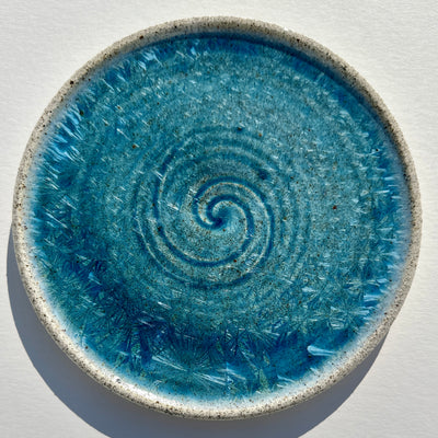 Alexis Templeton Dinner Plate with Beach Sand from Gooseberry Cove, Newfoundland #f1116