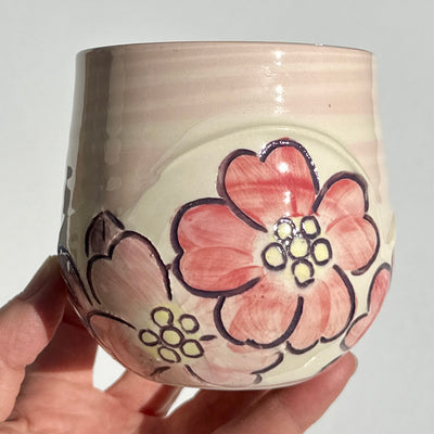 Maaike Charron 12oz Pink Rose Mug #f1023