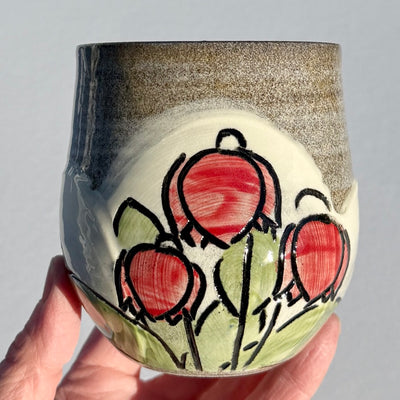 Maaike Charron Round Flower Mug with Pitcher Plants #N2883