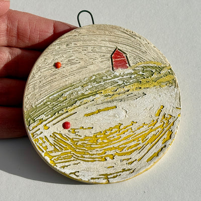 Lesley McInally Medium Round Ornament #N2853