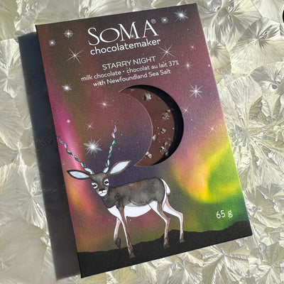 Soma "Starry Night" NL Sea Salt on 37% Milk Chocolate