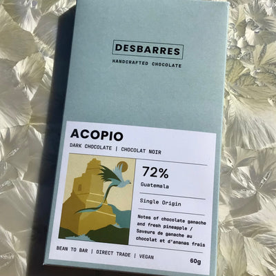 DesBarres Acopio, Guatemala 72% Dark Chocolate Bar