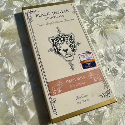 Black Jaguar 55% Dark Milk Chocolate Bar