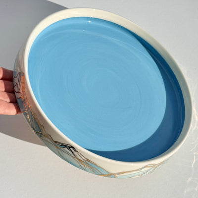 Astrid Kruse Blue Mountain Platter #LX038