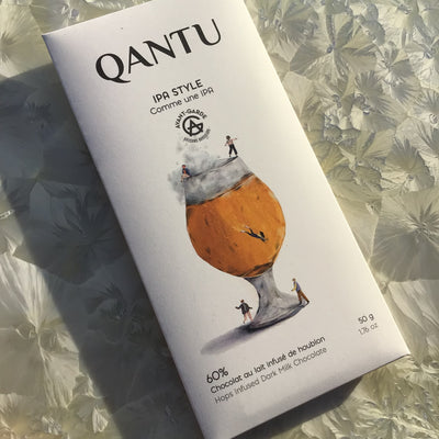 Qantu "IPA Style" 60% Dark Milk Chocolate Infused with Hops