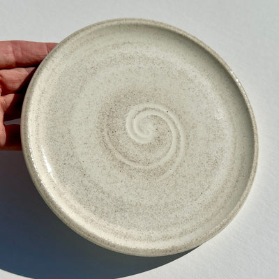 Alexis Templeton Party Plate with Beach sand from Sandy Point Beach in Lawn #f996