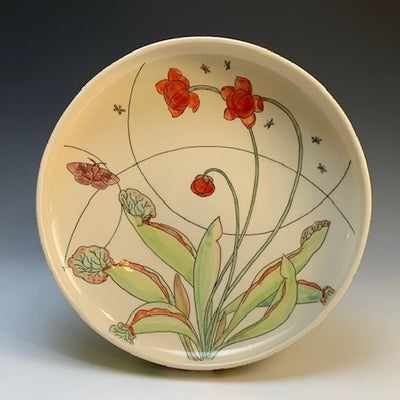Andrea Vuletin 9" Bowl with Pitcher Plant