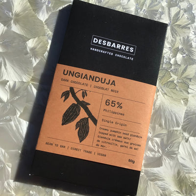 DesBarres Ungianduja 65% Dark Chocolate Bar