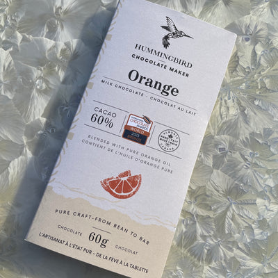 Hummingbird Orange Milk 60% Chocolate Bar