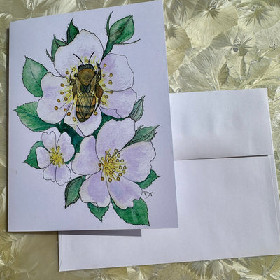 Danica Templeton Art Honey Bee Card