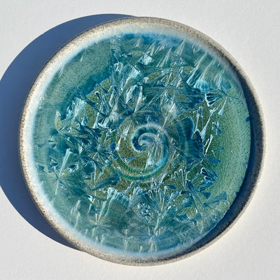 Dinner Plate with Beach Sand from Northern Bay Sands, Newfoundland #N2823