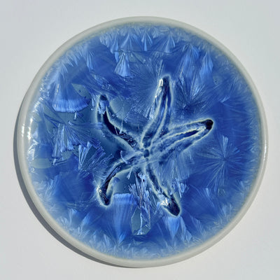 Party Plate with Impressed Sea Star #N3012