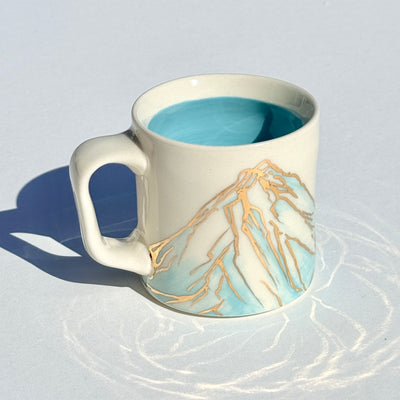 Astrid Kruse 3-4oz Sky Blue Espresso Cup #M1512