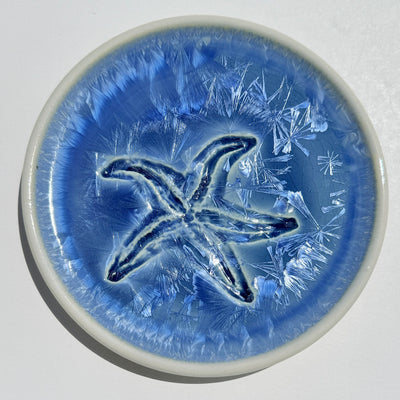 Party Plate with Impressed Sea Star #N3014