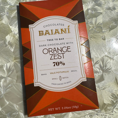 Baiani Orange Zest 70% Dark Chocolate