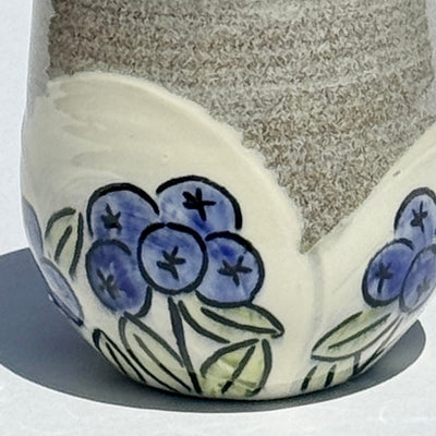 Maaike Charron 12oz Round Mug with Blueberries #N2955
