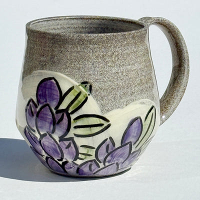 Maaike Charron Round Flower Mug with Lupines #N2720