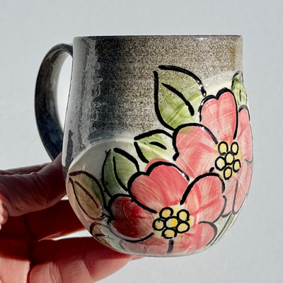 Maaike Charron Round Flower Mug with Wild Roses #N2935