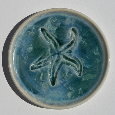 Party Plate with Impressed Sea Star #N2730