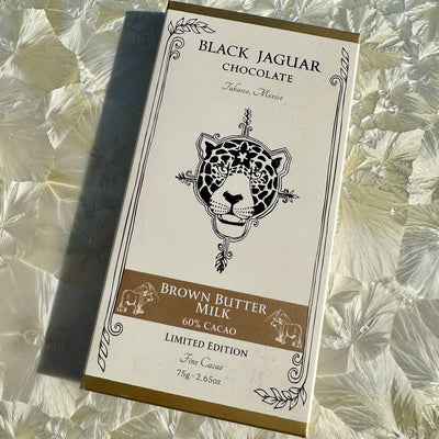 Black Jaguar Brown Butter Milk 60% Chocolate Bar