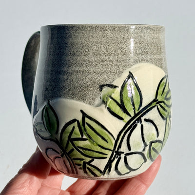 Maaike Charron 12oz Round Flower Mug with Solomon's Seal #N2940