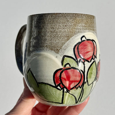 Maaike Charron Round Flower Mug with Pitcher Plants #N2834