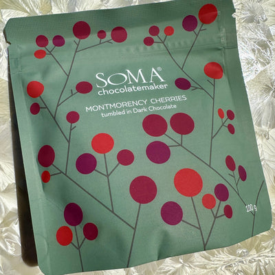 Soma Montmorency Cherries Tumbled in Dark Chocolate