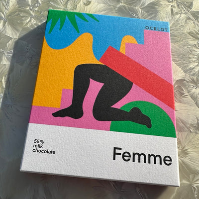 Ocelot Femme 55% Dark Milk Chocolate Bar