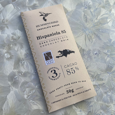 Hummingbird Hispaniola 85% Dark Chocolate 30g Mini Bar