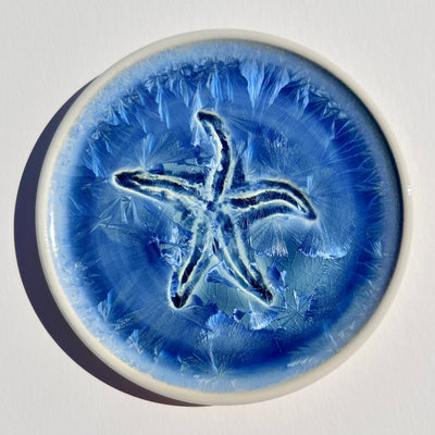 Party Plate with Impressed Sea Star #N3122