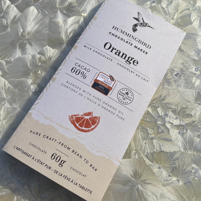 Hummingbird Orange Milk 60% Chocolate Bar