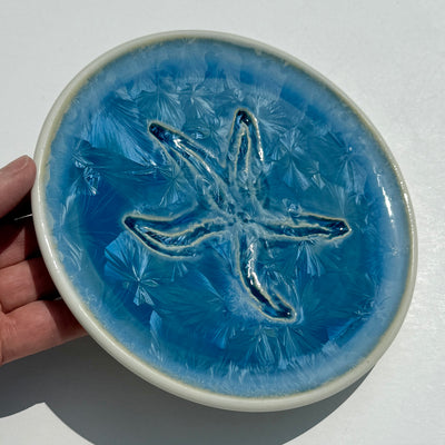 Party Plate with Impressed Sea Star #N2663