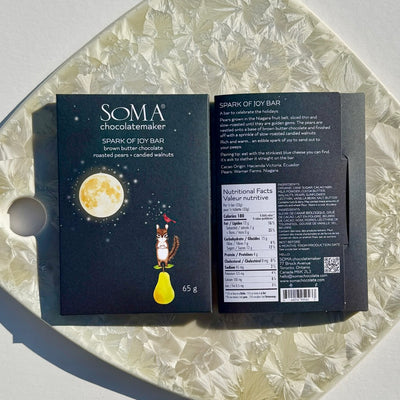Soma Spark of Joy Bar — Brown Butter, Roasted Pear, & Walnut