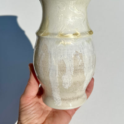 Alexis Templeton Vase with Beach Sand from Lawn, Newfoundland #f1001