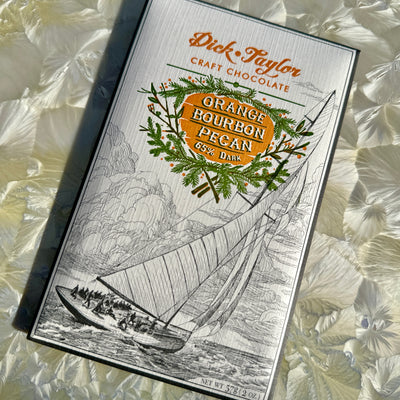 Dick Taylor Orange Bourbon Pecan 65% Dark Chocolate