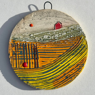Lesley McInally Medium Round Ornament #N2854