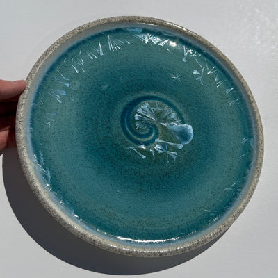 Dinner Plate with Beach Sand from Northern Bay Sands, Newfoundland #N2729