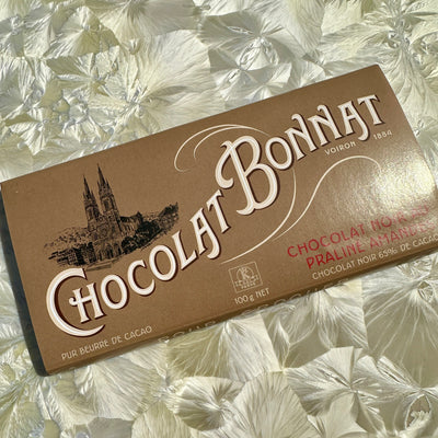 Chocolat Bonnat Almond Praline 65% Dark Chocolate Bar