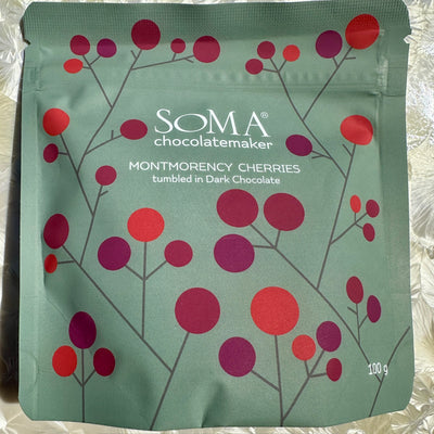 Soma Montmorency Cherries Tumbled in Dark Chocolate