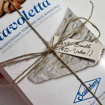 Scaldaferro Tavoletto Torrone Bar with Almonds Bundle of 3