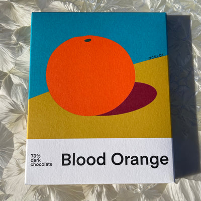 Ocelot Blood Orange 70% Dark Chocolate Bar