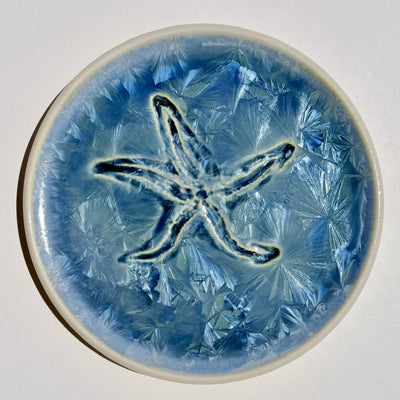 Party Plate with Impressed Sea Star #N3004