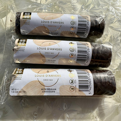 Louis D'Anvers Chocolate-covered Marzipan Log
