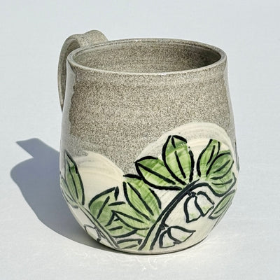 Maaike Charron 12oz Round Flower Mug with Solomon's Seal #M1588