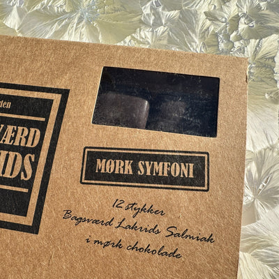 Bagsværd Lakrids Salmiak Liquorice Caramels Coated in Dark Chocolate