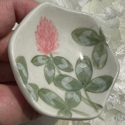 Red Clover Honeycomb Dish #N3041