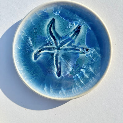 Party Plate with Impressed Sea Star #N2876