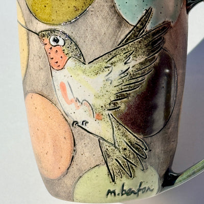 Marla Benton 14oz Hummingbird Mug #M1552