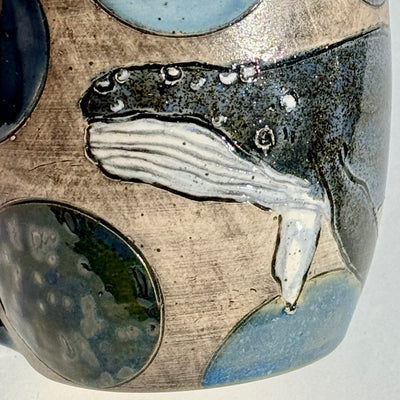 Marla Benton 12oz Whale Mug #M1551
