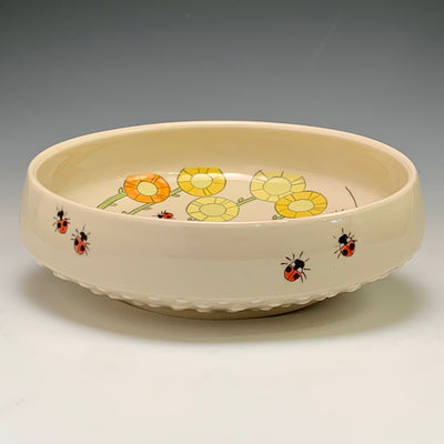 Andrea Vuletin Small Bowl with Sunflowers #LIX124